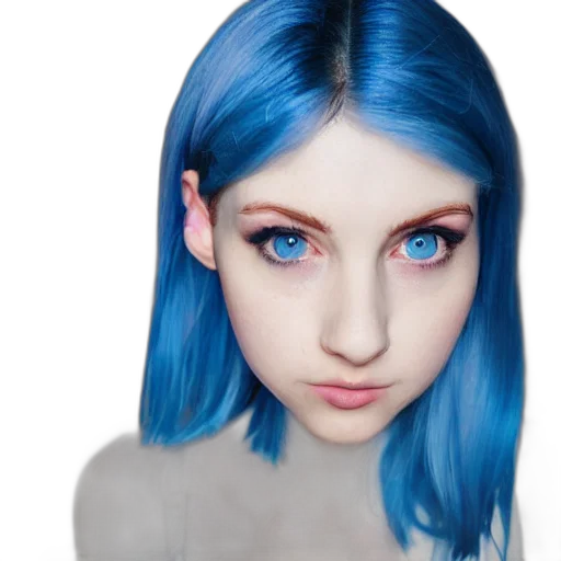 face, hair, robot, jewelry transparent PNG cut-out