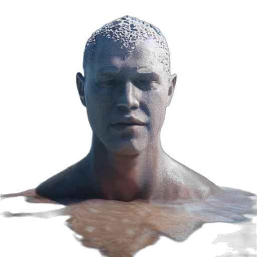 face, creature, mask, robot, 3d render, photorealistic, concept art, fantasy art transparent PNG cut-out