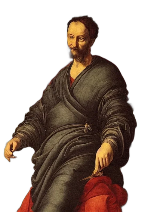 staff, face, furniture, dress, photorealistic, oil painting, vaporwave, concept art transparent PNG cut-out