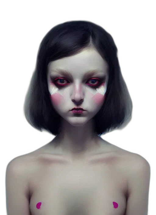 face, mask, creature, robot, fantasy art, concept art, photorealistic, cyberpunk transparent PNG cut-out