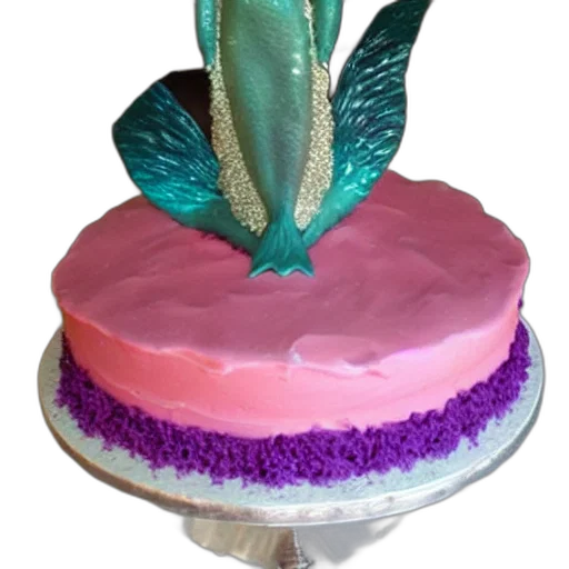 crown, food, hat, 3d render, vaporwave, pastel, colorful, mermaid transparent PNG cut-out