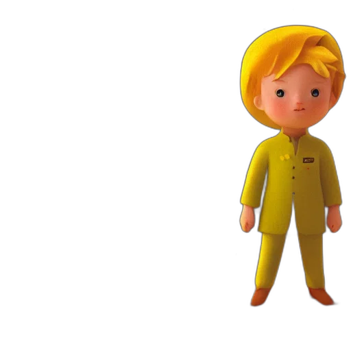 staff, hat, 3d render, concept art, cartoon, golden, little, prince transparent PNG cut-out