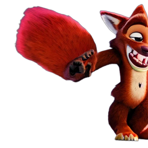 staff, animal, creature, 3d render transparent PNG cut-out