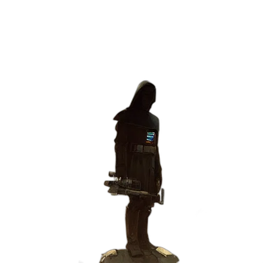 robot, staff, weapon, dress transparent PNG cut-out