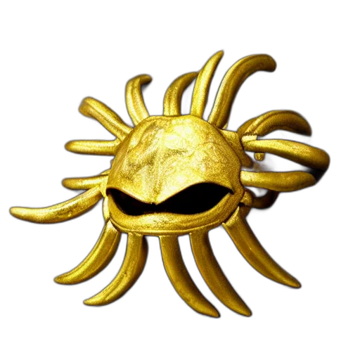 crown, jewelry, staff, mask, 3d render, concept art, fantasy art, photorealistic transparent PNG cut-out