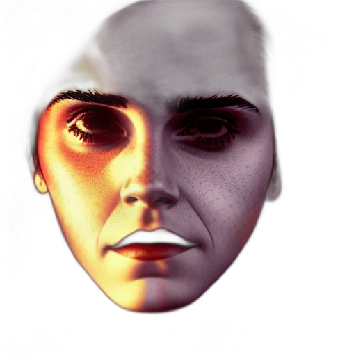 mask, face, robot, crown, photorealistic, 3d render, concept art, fantasy art transparent PNG cut-out