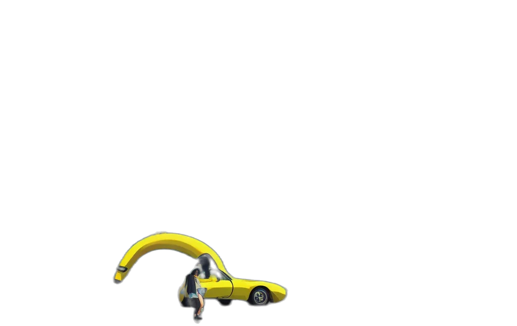 car, staff, weapon, robot transparent PNG cut-out