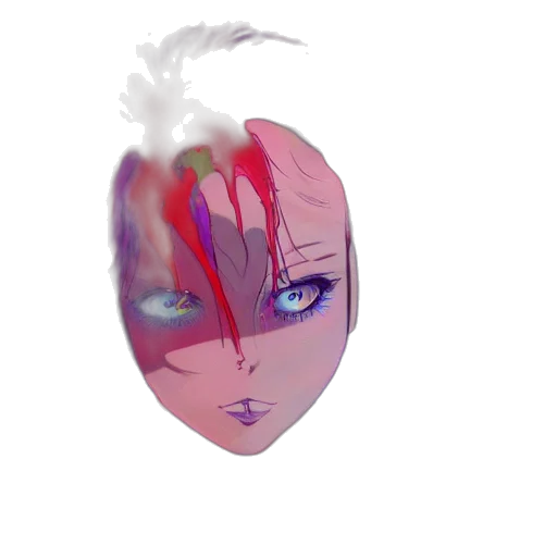 mask, crown, face, creature transparent PNG cut-out