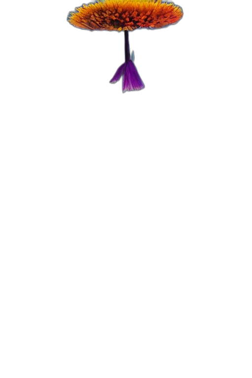 staff, umbrella, hat, weapon, pixel art, 3d render, concept art, vaporwave transparent PNG cut-out