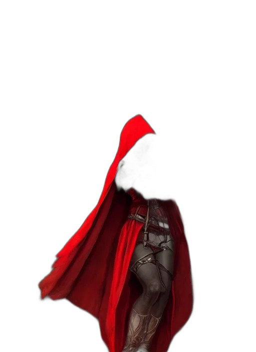 jacket, dress, staff, 3d render transparent PNG cut-out