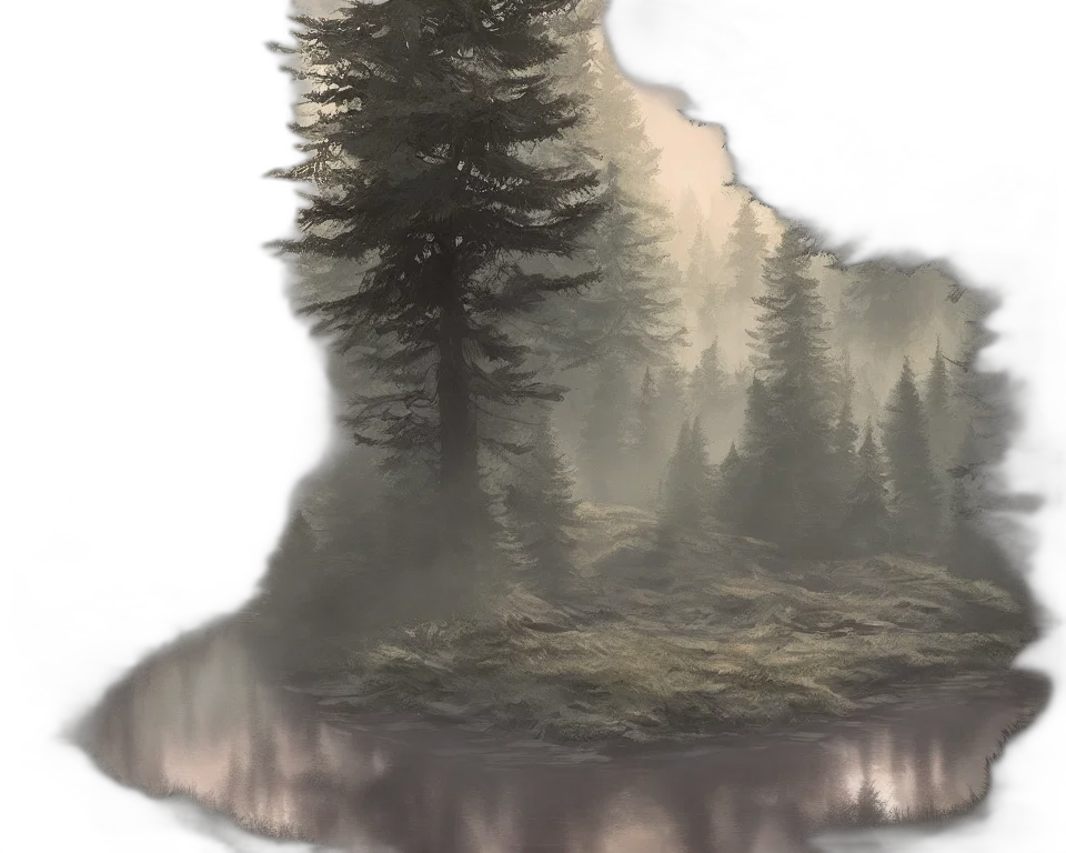 tree, crown, hair, face transparent PNG cut-out