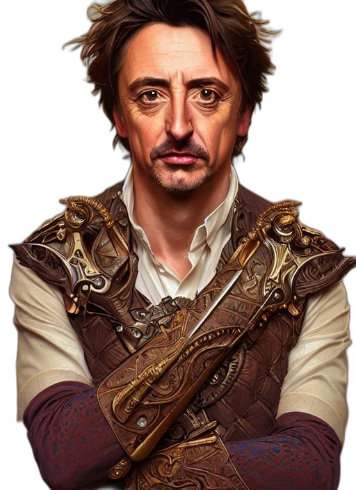 face, staff, dragon, photorealistic transparent PNG cut-out