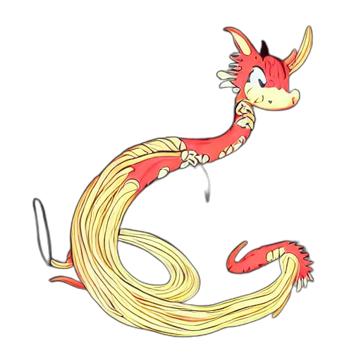 dragon, staff, creature, animal, concept art, fantasy art, pixel art, cartoon transparent PNG cut-out