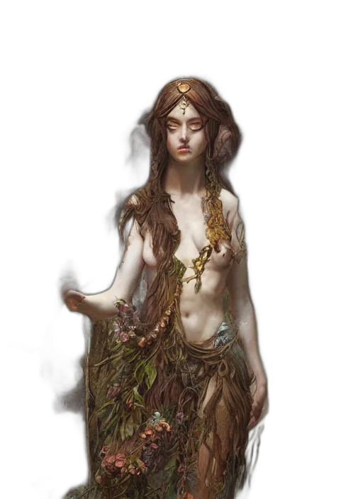 dress, jewelry, creature, crown transparent PNG cut-out