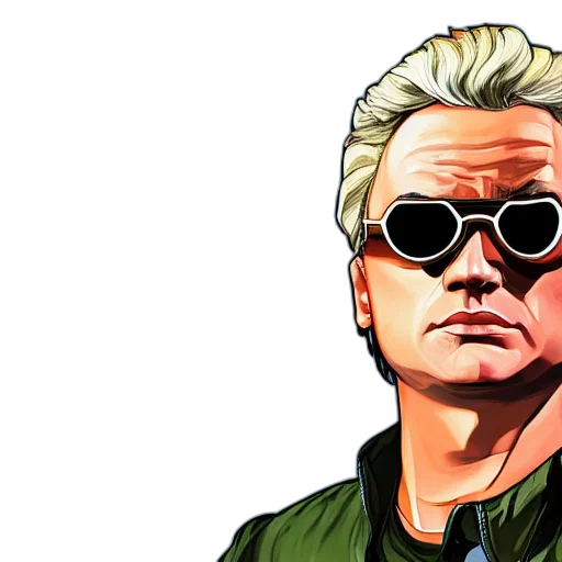 jacket, comic book art, photorealistic, cartoon transparent PNG cut-out