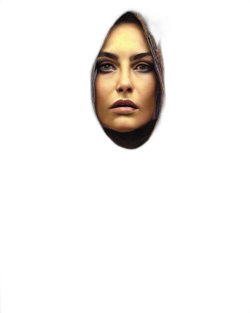 face, mask, hair, hat, photorealistic, 3d render, pixel art, concept art transparent PNG cut-out