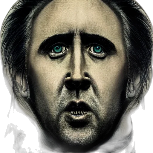 face, mask, creature, hair transparent PNG cut-out