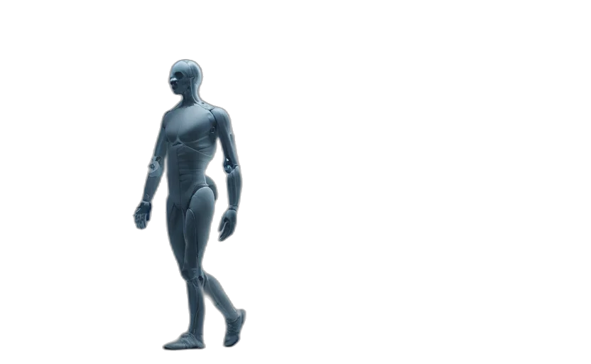 robot, creature, dress, 3d render transparent PNG cut-out