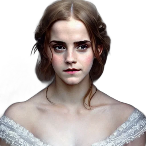 dress, face, crown, hair, photorealistic, concept art, fantasy art, oil painting transparent PNG cut-out