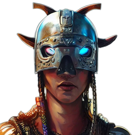 mask, face, sword, robot transparent PNG cut-out