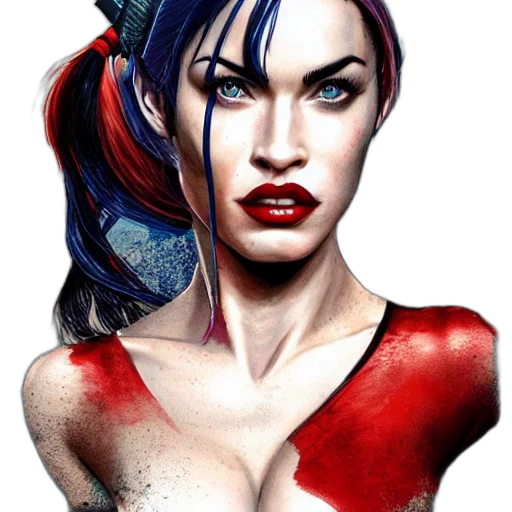 face, comic book art, fantasy art, concept art transparent PNG cut-out
