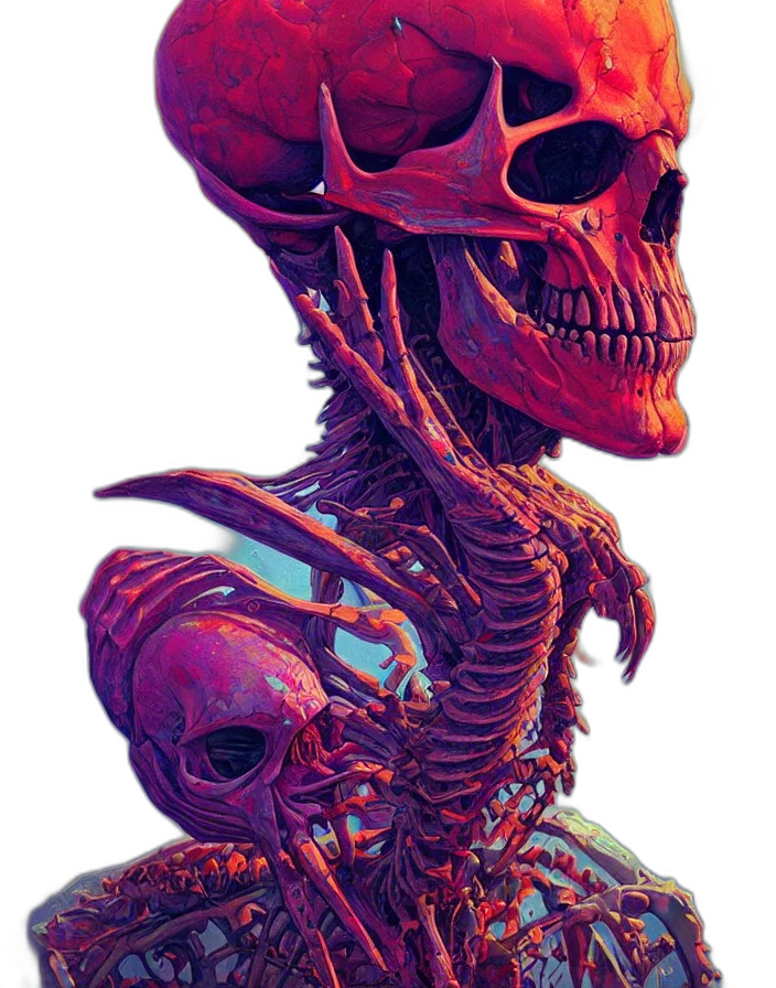 creature, robot, face, dragon transparent PNG cut-out