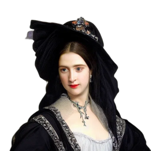 crown, dress, jewelry, face transparent PNG cut-out