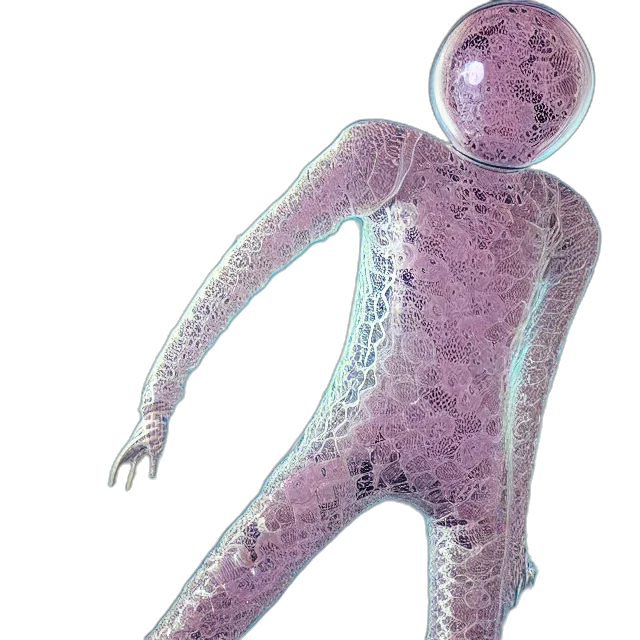 robot, mask, creature, staff transparent PNG cut-out
