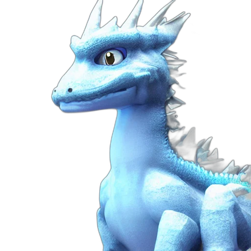 dragon, animal, creature, 3d render transparent PNG cut-out