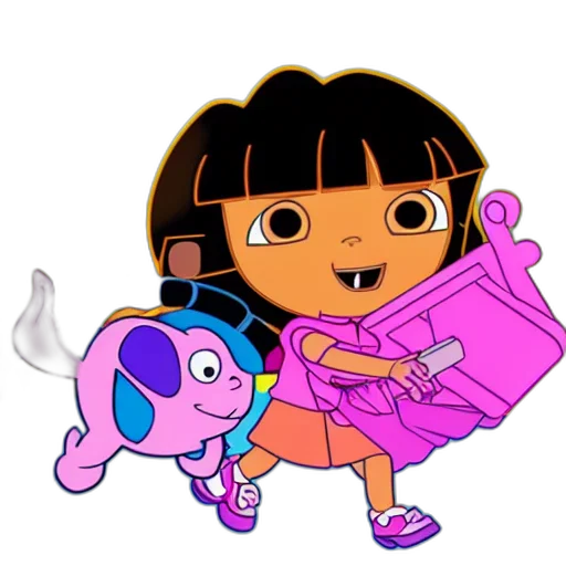 jacket, animal, dress, creature, cartoon, concept art, vaporwave, anime transparent PNG cut-out