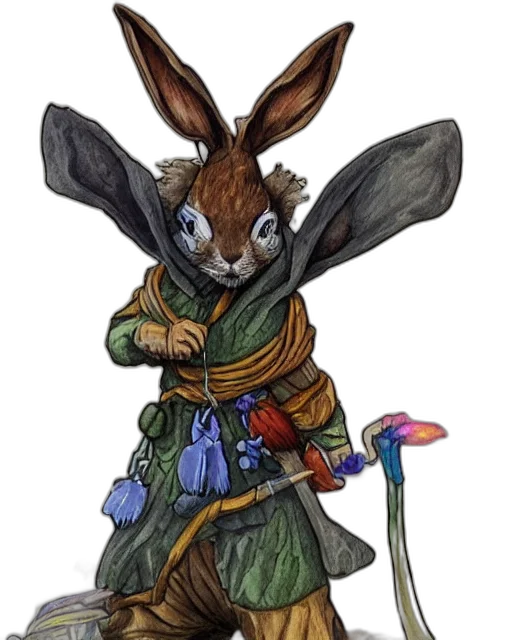 staff, animal, mask, weapon, concept art, fantasy art, watercolor, pixel art transparent PNG cut-out