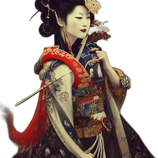jewelry, staff, dress, weapon, fantasy art, concept art, photorealistic, oil painting transparent PNG cut-out