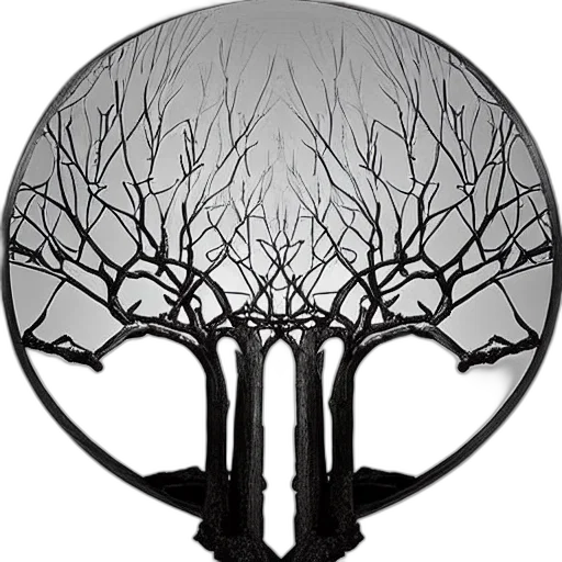 tree, crown, umbrella, furniture transparent PNG cut-out