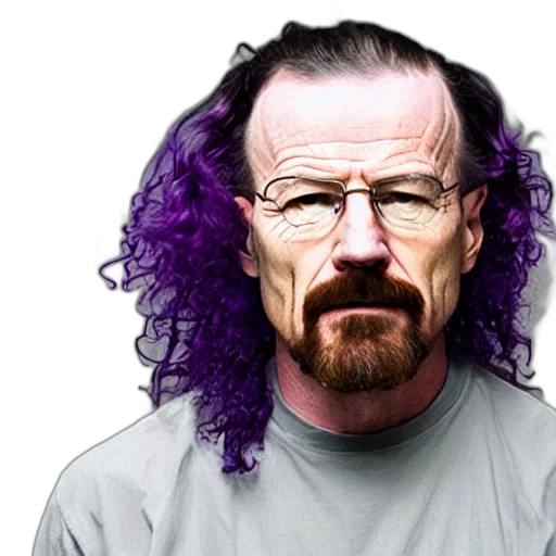 hair, animal, creature, photorealistic, cyberpunk, cartoon, vaporwave, walter transparent PNG cut-out