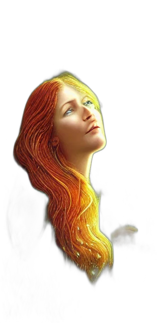 hair, face, crown, jewelry transparent PNG cut-out