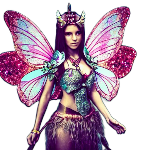 fantasy art, concept art, pixel art, comic book art, photo, beautiful, fairy, warrior transparent PNG cut-out