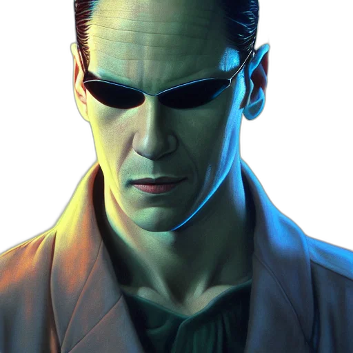 face, jacket, mask, comic book art transparent PNG cut-out