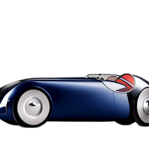 car, concept art, 3d render, cartoon, photorealistic, retro, futuristic, bugatti transparent PNG cut-out