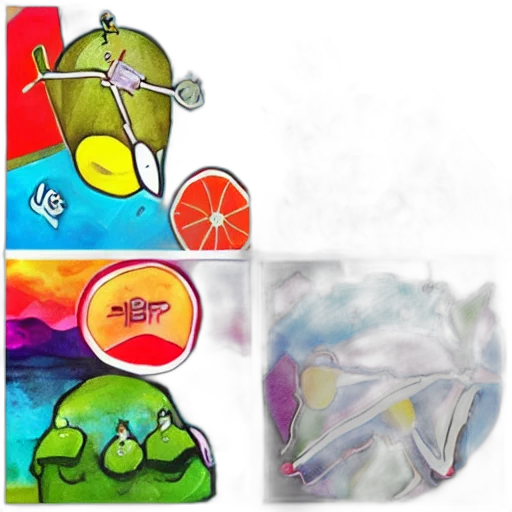 concept art, photorealistic, neon, colorful, sinix, art transparent PNG cut-out
