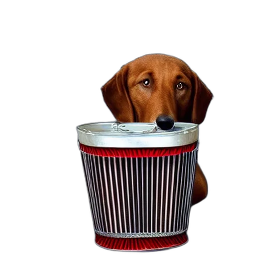 food, animal, robot, creature, 3d render, photorealistic, dog, plays transparent PNG cut-out
