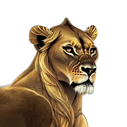 animal, crown, staff, jewelry transparent PNG cut-out