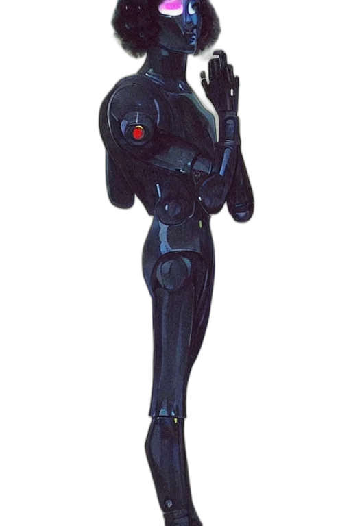 robot, staff, mask, weapon, concept art, 3d render, pixel art, cyberpunk transparent PNG cut-out