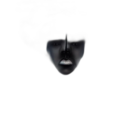 mask, jewelry, face, robot, photorealistic, 3d render, anguish, coming transparent PNG cut-out