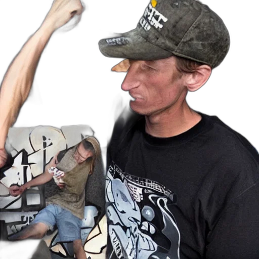 weapon, animal, hat, creature, photorealistic, concept art, oil painting, tony transparent PNG cut-out