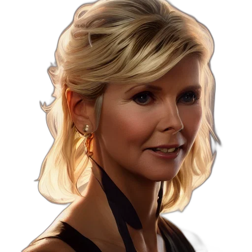 face, jewelry, photorealistic, oil painting, cartoon, fantasy art, olivia, newton-john transparent PNG cut-out