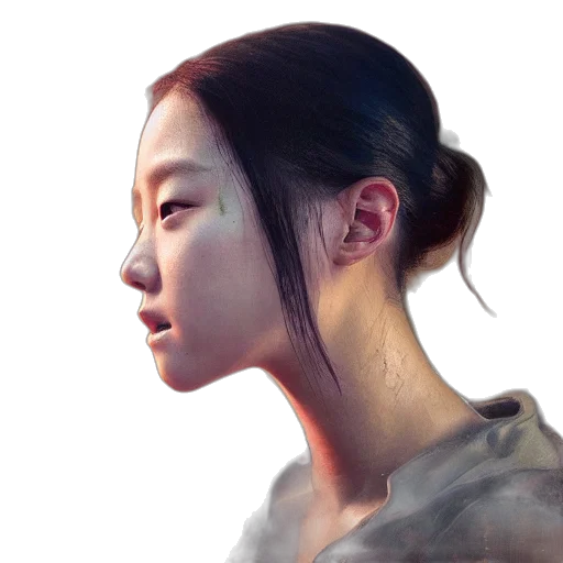 face, jewelry, hair, mask transparent PNG cut-out