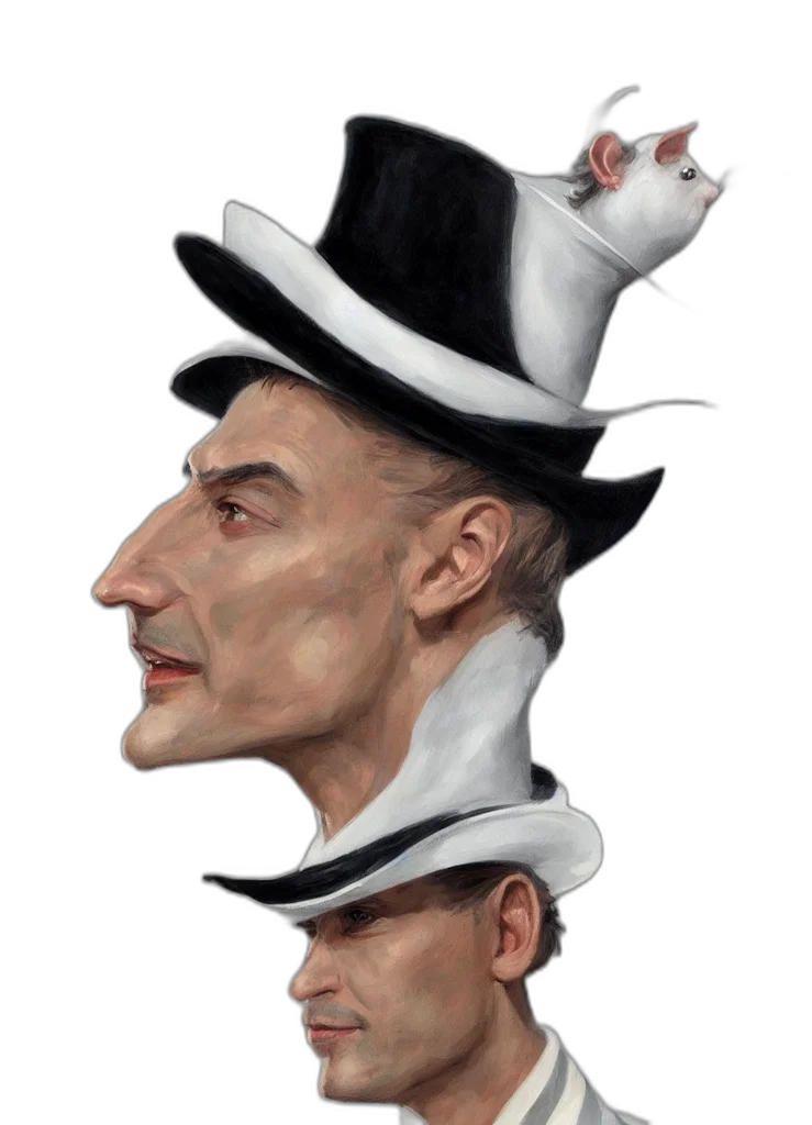 hat, face, staff, mask transparent PNG cut-out