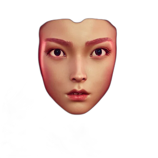 face, mask, crown, robot transparent PNG cut-out