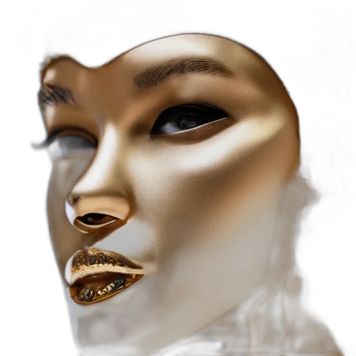mask, face, jewelry, crown, photorealistic, 3d render, concept art, fantasy art transparent PNG cut-out