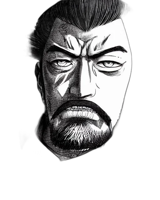 face, mask, staff, weapon, comic book art, pencil sketch, cartoon, concept art transparent PNG cut-out